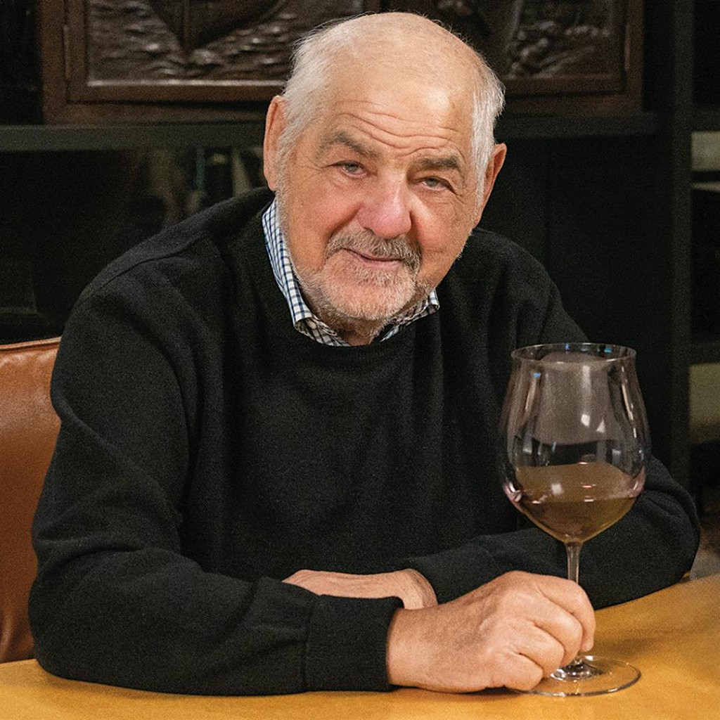 Marvin R. Shanken with a glass of red wine
